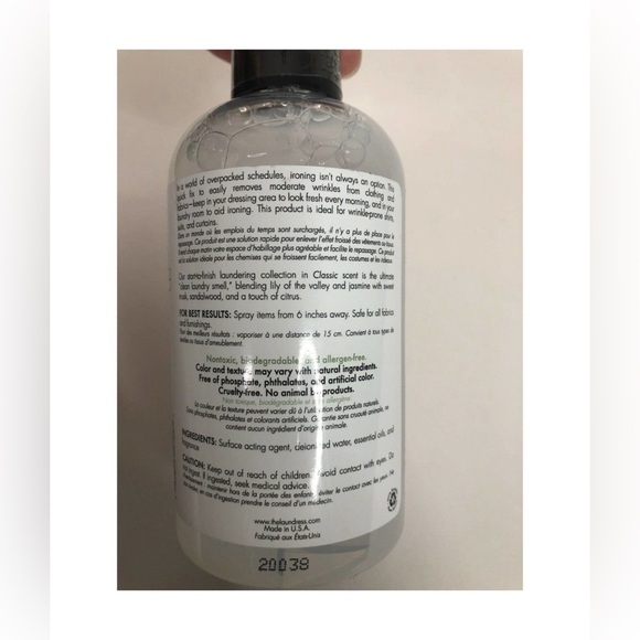 Heavenly Scent🌺The Laundress CREASE RELEASE Classic Fabric Wrinkle Remover NWT - Picture 9 of 13